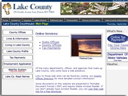 Click to view our government website projects